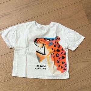 Zara animal graphic tee - size 5